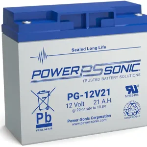 Powersonic PG-12V21 12V 21Ah Blei-Vlies Akku AGM VRLA Bestseller