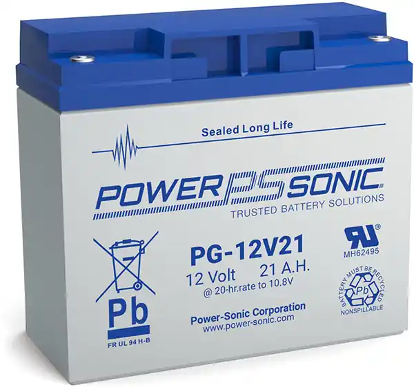 Powersonic PG-12V21 12V 21Ah Blei-Vlies Akku AGM VRLA Bestseller