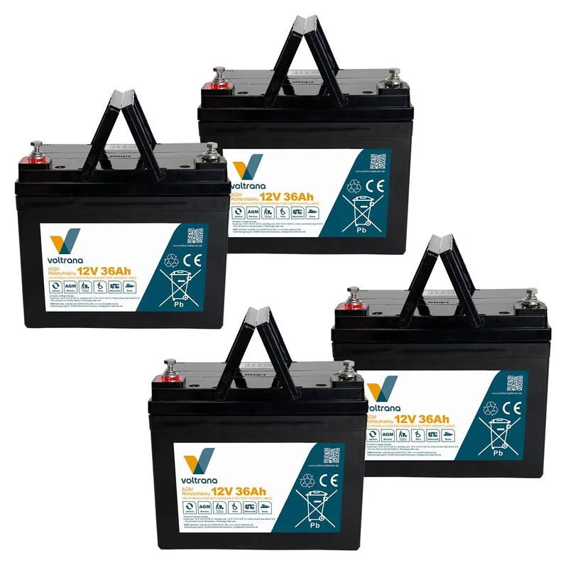 Rollstuhlakku passend für Ranger All Seasons 2x3 48V 4 x 12V 36Ah – Voltrana Ersatzakku Online Kaufen