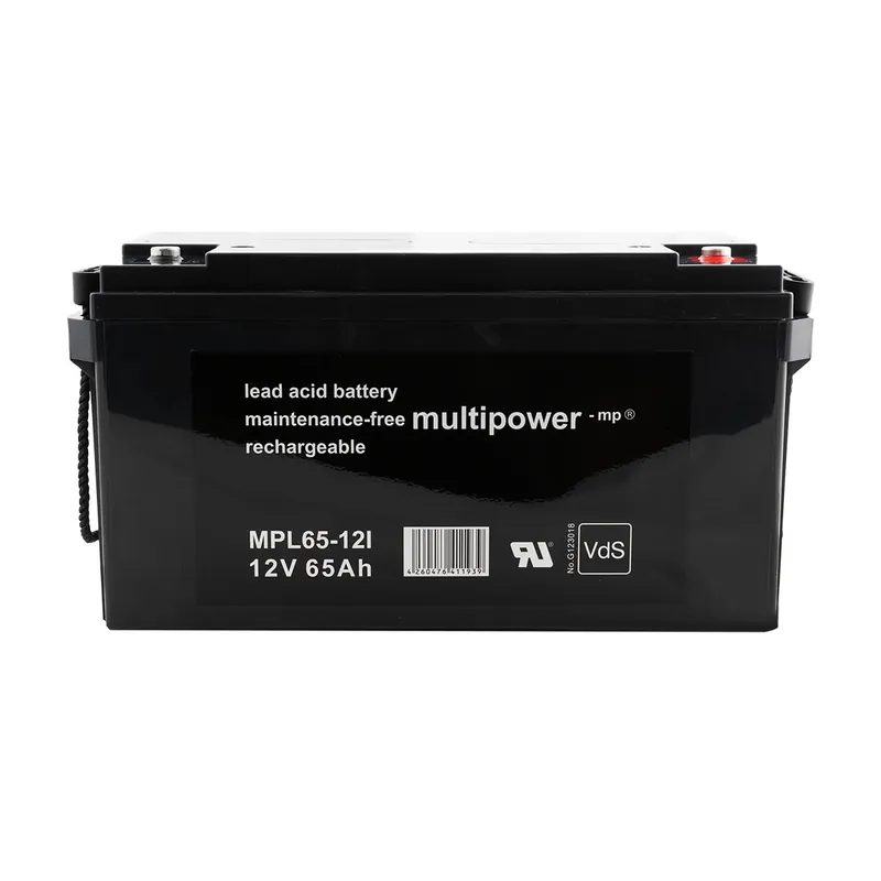 Wochenendangebot Multipower MPL65-12I/ 12V 65Ah Blei Akku AGM mit VdS Zulassung