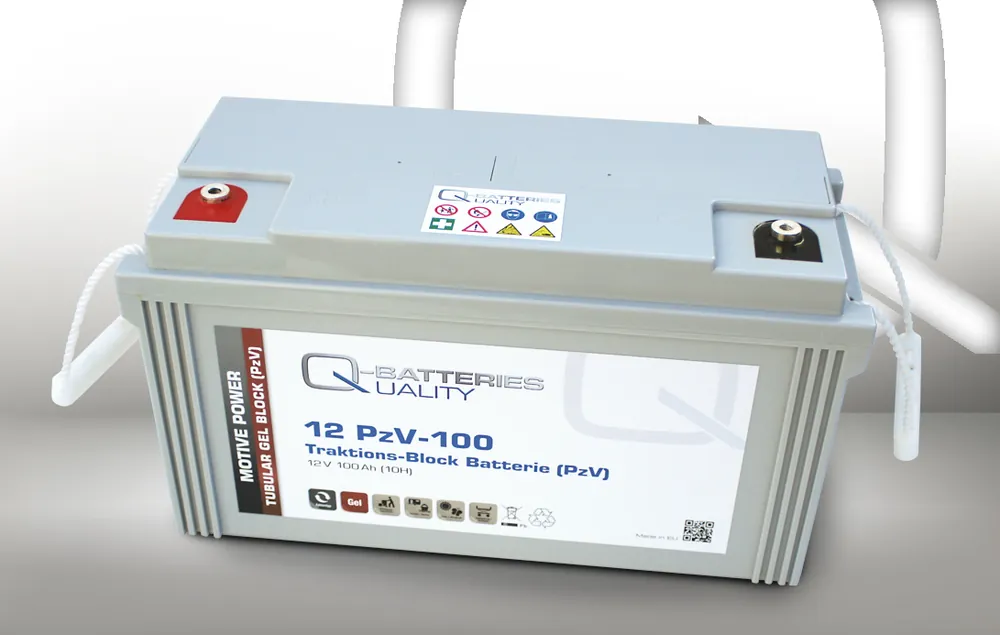 Q-Batteries 12PzV-100 Traktions-Block-Batterie 12V 100Ah (10h) Gel-Panzerplatte Sale