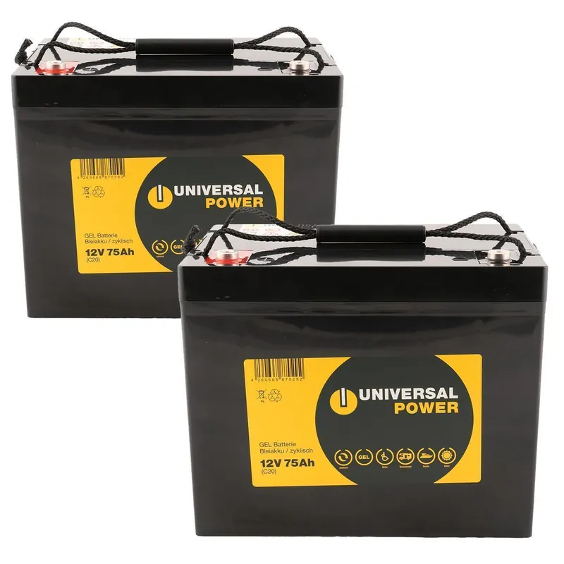 Neu Im Sortiment Ersatzakku für Freerider FR 510-GDX Scooter 24V 2 x 12V 75Ah