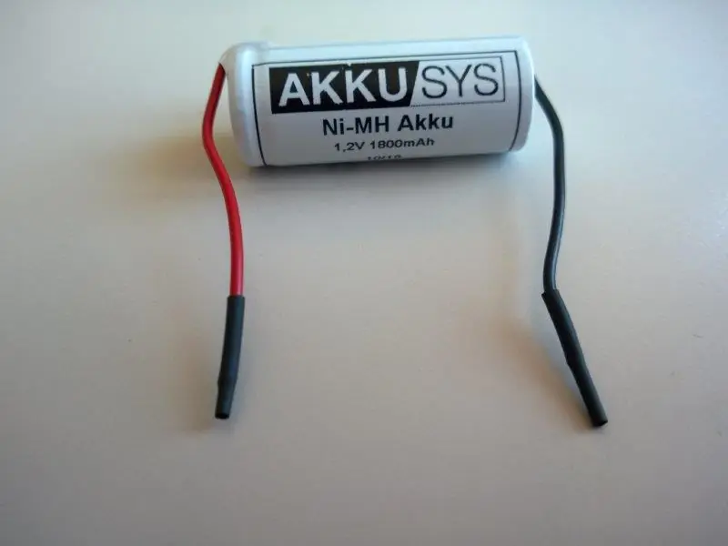 Ersatzakku für elektrische Zahnbürste 1,2V 1800mAh NiMH Kabel Sonderangebot