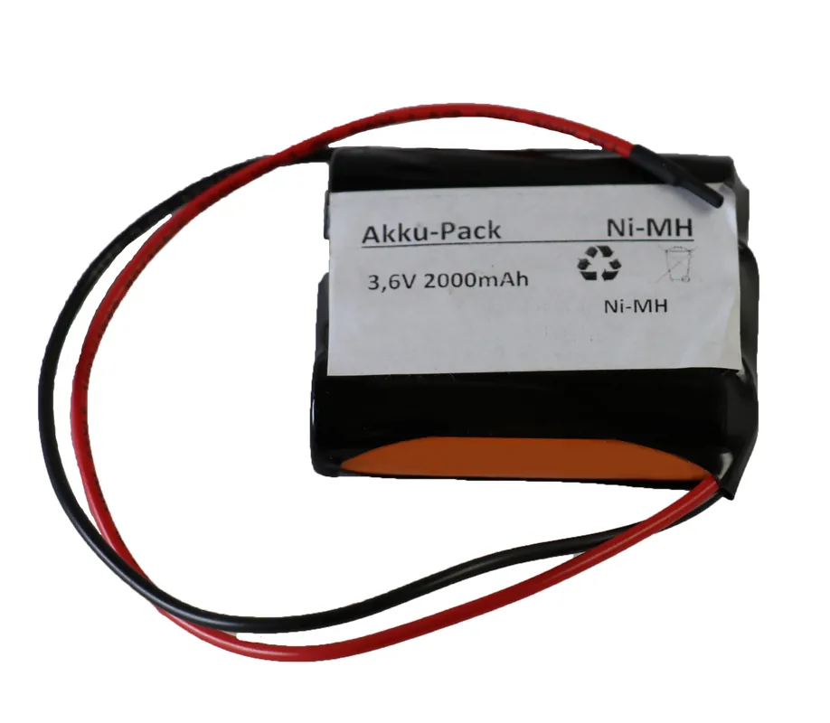 Akku Pack 3,6V 2000mAh Reihe NiMH F3x1 3xAA Hochtemperaturzellen Kabel Must-Have