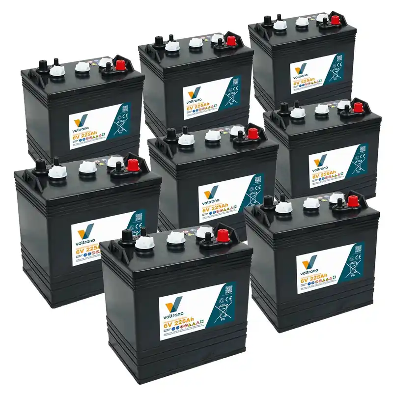 Batterie für Hebebühnen passend für Genie Z-45/25J 48V 8 x 6V 225Ah – Voltrana Ersatzakku Knallerangebot