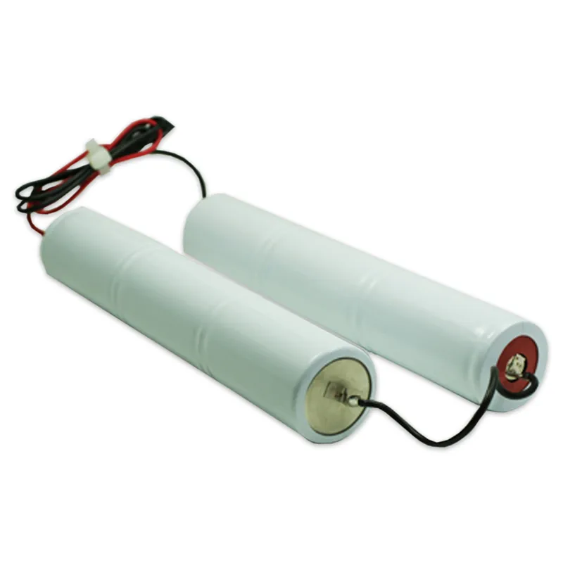 Meistverkauft Akku Pack 7,2V 1800mAh für Notbeleuchtung Stab NiCd 2x L3x1 6xSubC Kabel (beidseitig)