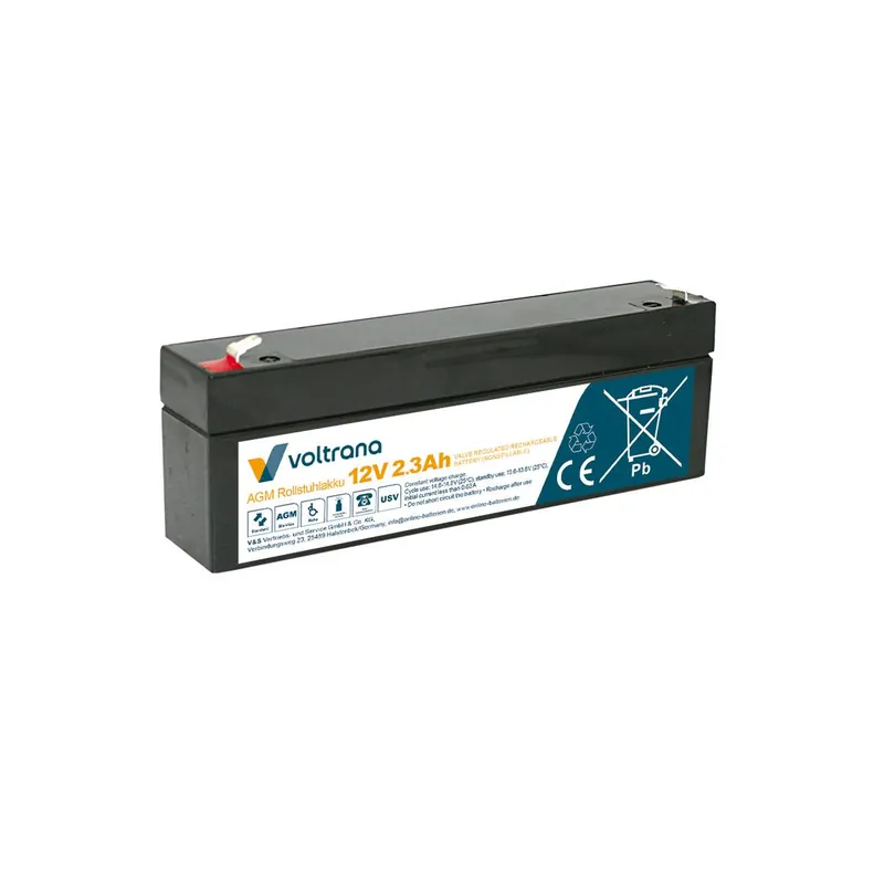 Badewannenlifter-Akku passend für Endres Felix (T) 12V 1 x 12V 2,3Ah – Voltrana Ersatzakku Mega-Angebot