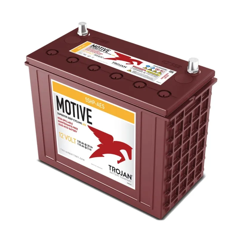 Trojan 5SHP-AES 12V 130Ah (C20) Deep Cycle Blei-AGM Traktionsbatterie M8-Anschluss Preis Gesenkt