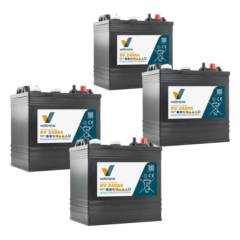 Batterie für Hebebühnen passend für JLG 3246ES 24V 4 x 6V 240Ah – Voltrana Ersatzakku Letzte Chance