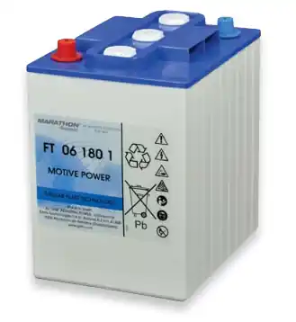 Exide Classic FT 06 180 1 Antriebsbatterie 6 Volt 180 Ah (5h) mit PzS-Platten Nur Für Kurze Zeit