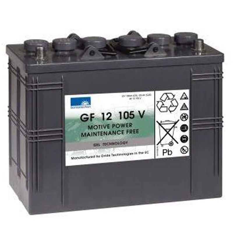 Neuheit Ersatzakku für Scheuersaugmaschine Nilfisk Floortec R 560 B Gel Batterie 12V 105Ah (C5)