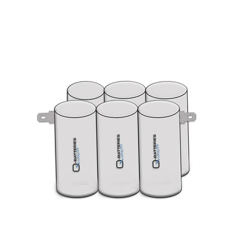 Beliebt Akku Pack 7,2V 2400mAh D-Reihe NiMH F3x2 AA-Zellen Faston +6,3/ -4,8mm
