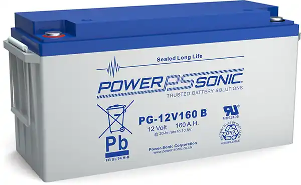 Powersonic PG-12V160 12V 160Ah Blei-Vlies Akku AGM VRLA Garantierte Lieferung
