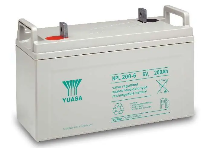 Aktuell Yuasa NPL200-6 200Ah 6V Bleiakku Long Life AGM Akku