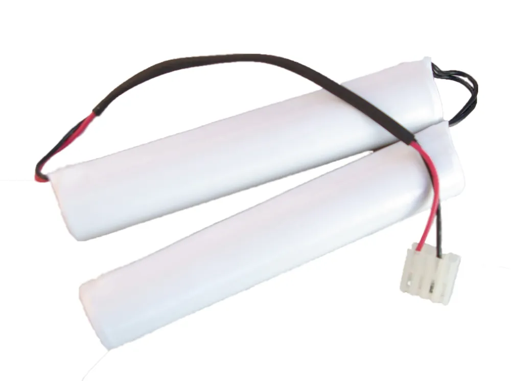 Akku Pack 7,2V 1500mAh für Notbeleuchtung D-Stab NiCd L3+ L3+10cm Brücke SC1500HT Molex Stecker 09-93-0400 Sonderaktion