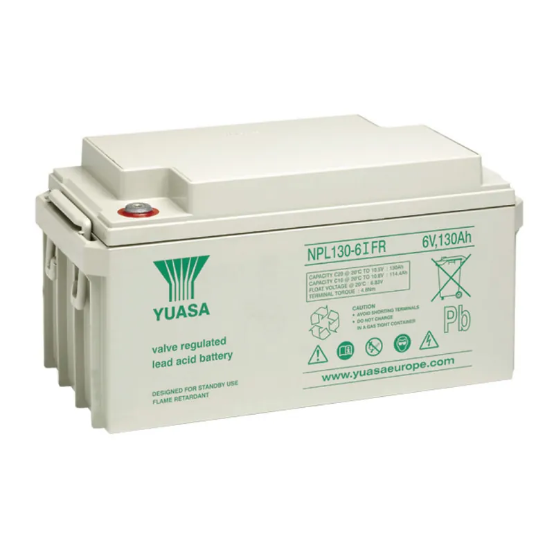 Yuasa NPL130-6IFR 130Ah (20h) 6V Bleiakku Long Life AGM Akku Versand Am Gleichen Tag