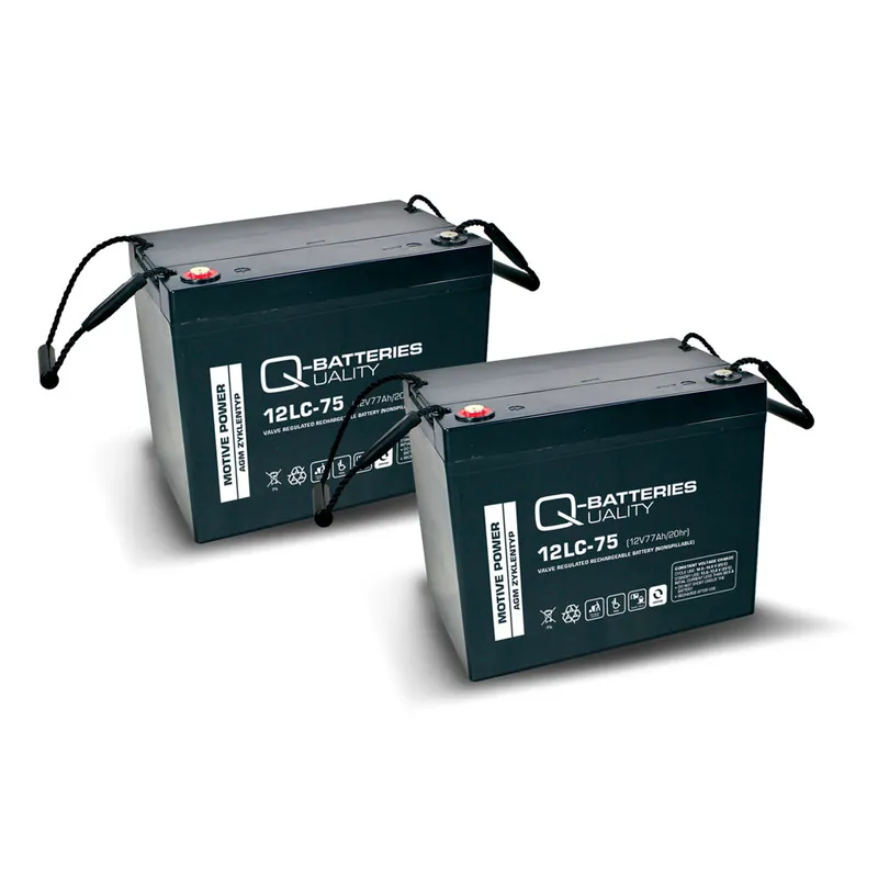 Angebot Ersatzakku für Invacare G23 2 St. Q-Batteries 12LC-75 / 12V - 77Ah Blei Akku Zyklentyp AGM VRLA