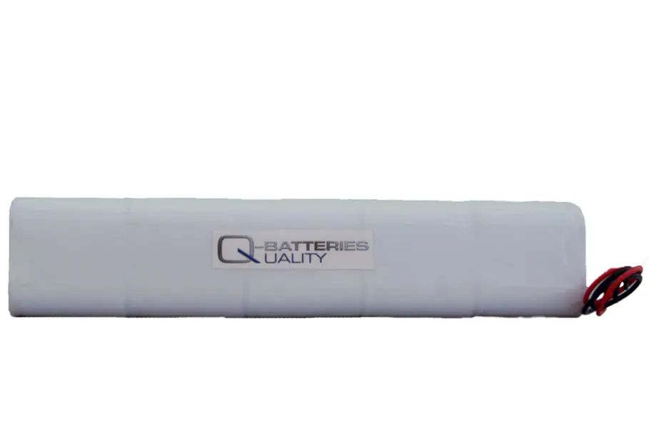 Preis Gesenkt Akku Pack 12V 1500mAh für Notbeleuchtung D-Stab NiCd L5x2 Sub-C Hochtemperaturzellen Kabel