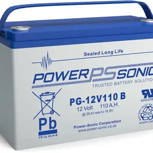 Must-Have Powersonic PG-12V110 12V 110Ah Blei-Vlies Akku AGM VRLA
