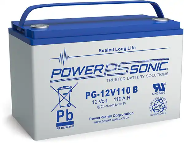 Must-Have Powersonic PG-12V110 12V 110Ah Blei-Vlies Akku AGM VRLA