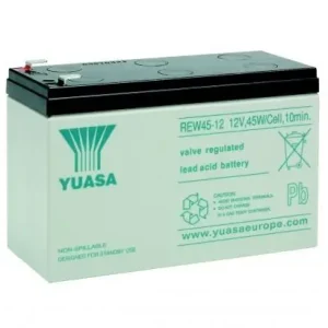 Yuasa REW45-12 8Ah (20h) 12V mit 45Watt / Zelle Bleiakku High Performance AGM Akku 6-9 Jahre Neu Im Sortiment