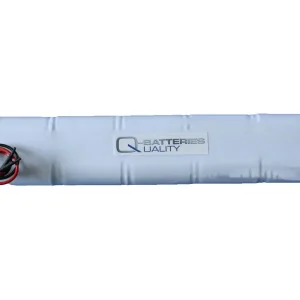Akku Pack 12V 2500mAh für Notbeleuchtung Stab NiCd L5x2 10xC-Hochtemperaturzellen Kabel Sonderaktion