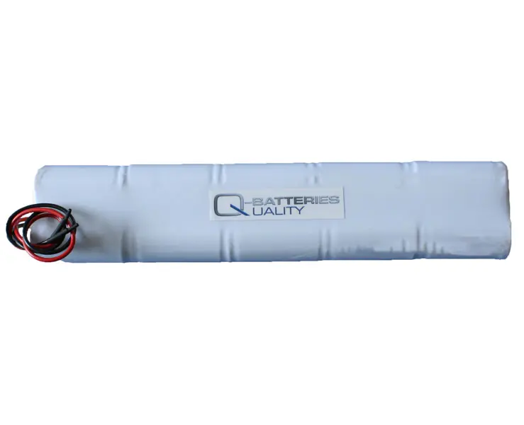 Akku Pack 12V 2500mAh für Notbeleuchtung Stab NiCd L5x2 10xC-Hochtemperaturzellen Kabel Sonderaktion