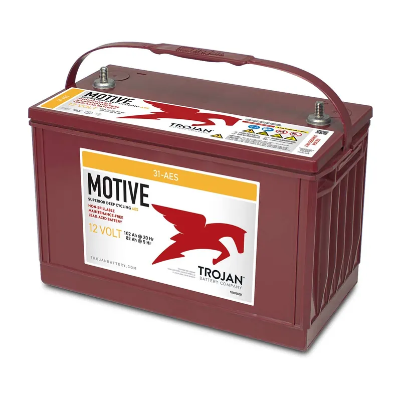 Direkt Vom Hersteller Trojan 31-AES 12V 104Ah (C20) Deep Cycle Blei-AGM Traktionsbatterie M8-Anschluss
