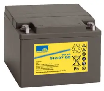 Exide Sonnenschein Solar S12/27 G5 Blei-Gel Batterie 12V 27Ah Markenprodukt