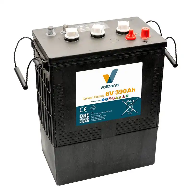 Kracherpreis Voltrana Golfcart Batterie 6V 390Ah