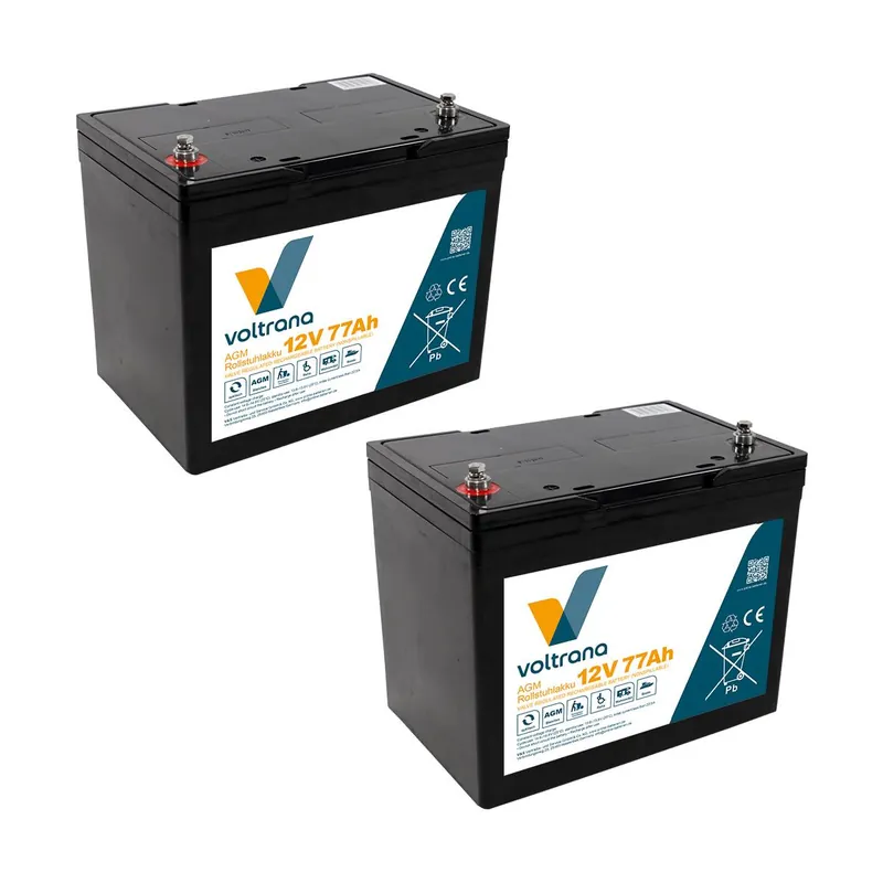 Rollstuhlakku passend für 21st Century Bounder Plus 24V 2 x 12V 77Ah – Voltrana Ersatzakku Geprüft