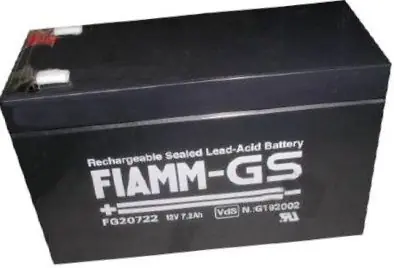Fiamm FG20722 12V 7,2Ah Blei Akku / Blei Akku / AGM Blei Vlies VdS Preis Gesenkt