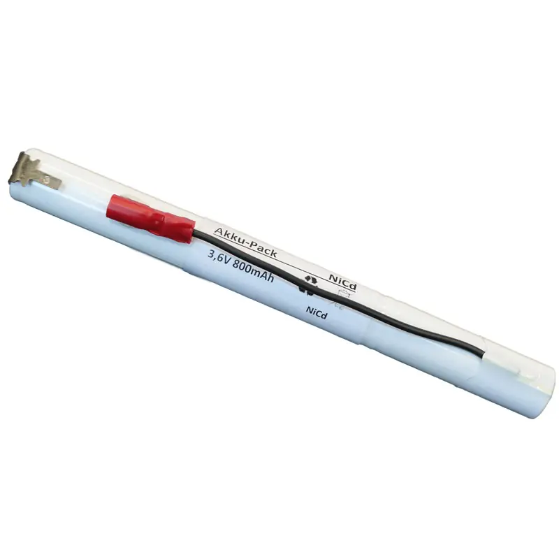 Akkupack für Notleuchten 3,6V 800mAh NiCd L3x1 passend für RZB 71107840 Versand Am Gleichen Tag