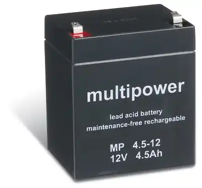 Multipower MP4,5-12 / 12V 4,5Ah Blei Akku AGM Preis Gesenkt