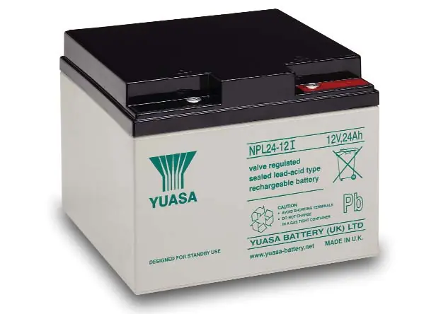 Yuasa NPL24-12I 24Ah 12V Bleiakku Long Life AGM Akku Markenware