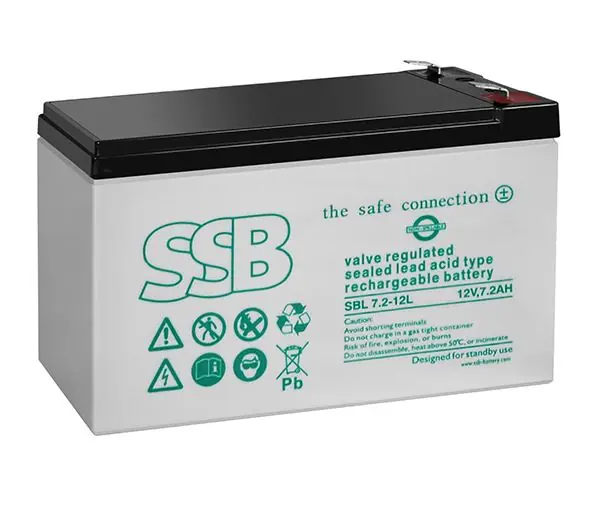 SSB SBL 7.2-12L AGM Batterie 12V 7,2Ah (C10) Sonderaktion
