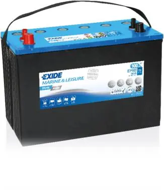 Exide EP900 Dual AGM Versorgungsbatterie Starterbatterie 12V 100Ah 900Wh Top-Seller