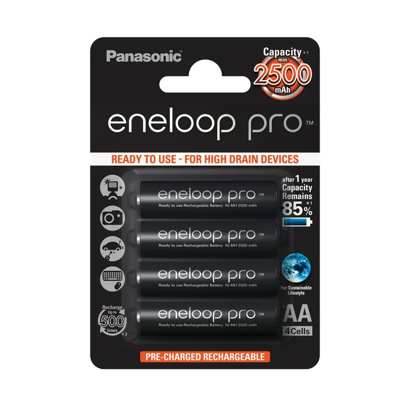 Aktuell Eneloop Akku Pro BK-3HCDE AA 2450mAh Ready to use (4er Blister)