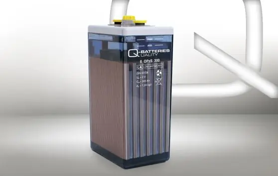 Abverkauf Q-Batteries 4 OPzS 200 2V 215 Ah (C10) stationäre OPzS-Batterie mit flüssigem Elektrolyt
