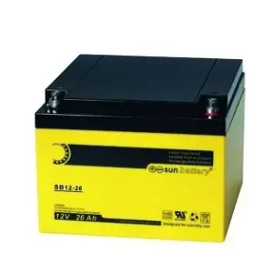 Neu Im Sortiment Sun Battery SB 12-26 V0 12V 26Ah (C20) AGM Batterie mit VdS