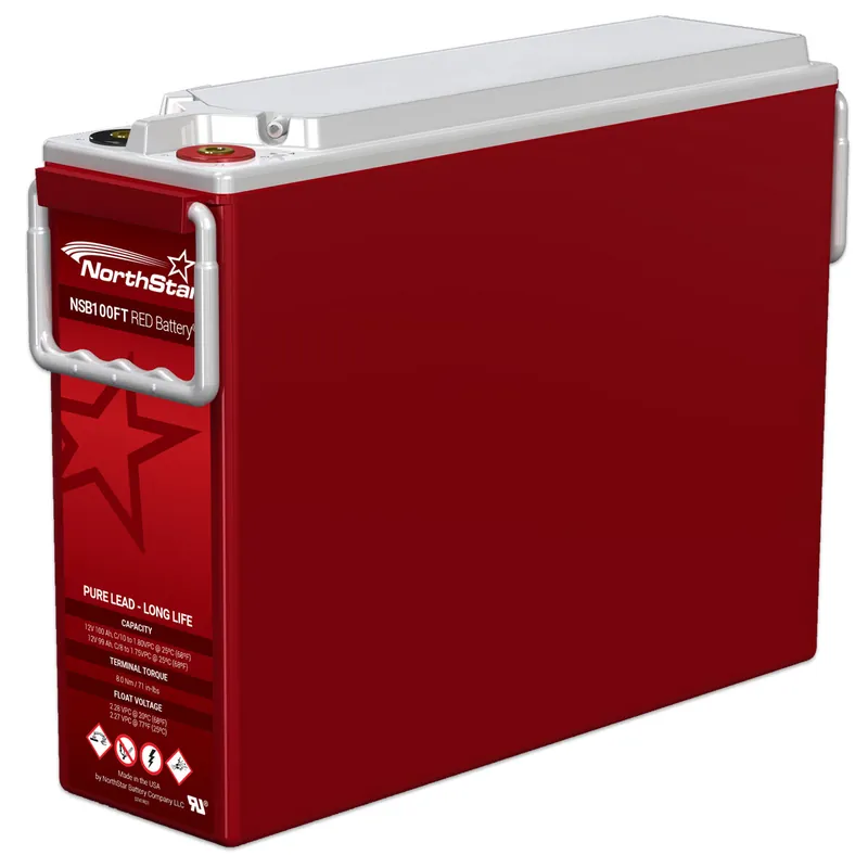 Northstar Red NSB 100FT - Long Life 12V 99Ah (10h) AGM Batterie Nur Heute