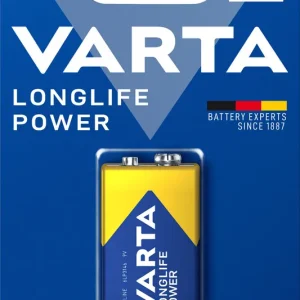 Varta Longlife Power 9V Block Batterie 4922 6LR61 (1er Blister) Sofort Bestellen