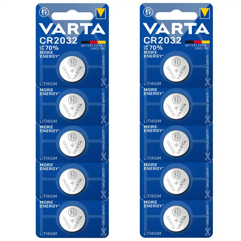 Heißes Angebot Varta Electronics CR2032 Lithium Knopfzelle 10er Pack