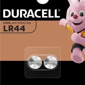 Garantierte Lieferung Duracell V13GA LR44 Knopfzelle 1,5 V Alkaline 125mAh (2er Blister)