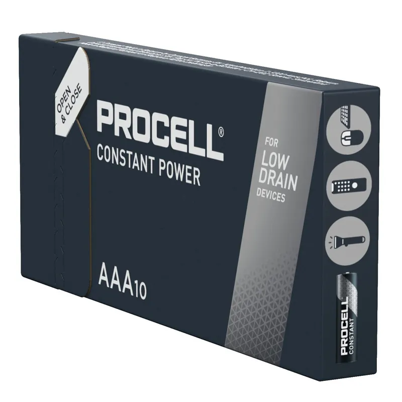 Duracell Procell Constant Alkaline LR3 Micro AAA Batterie MN 2400 1,5V 10 Stk. (Box) Heißes Angebot