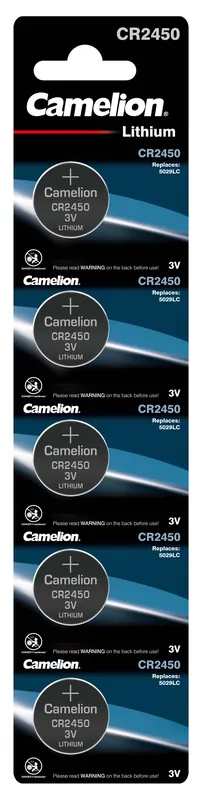 Camelion CR2450 Lithium Knopfzelle (5er Blister) Sichere Zahlung