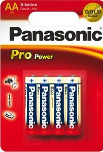 Panasonic Pro Power LR06 Mignon AA Alkaline Batterie (4er Blister) Nur Heute