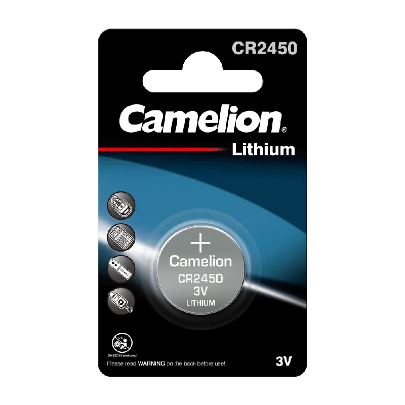 Abverkauf Camelion CR2450 Lithium Knopfzelle (1er Blister)