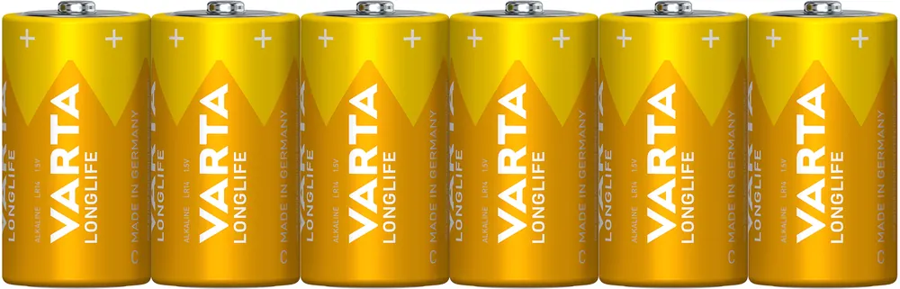 Varta Longlife Baby C Batterie 4114 LR14 (6er Folie) Schnäppchen