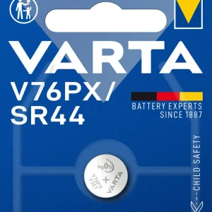 Zertifiziert Varta Knopfzelle V76PX Silberoxid 1,55V 145mAh (1er Blister)